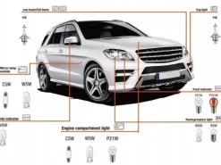 ZESTAW ZASOBNIK KOMPLET ŻARÓWEK ZAPASOWYCH 2x H4 12V + BEZPIECZNIKI 30 ELEM