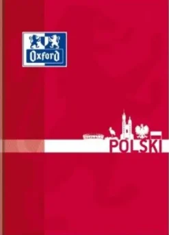 Zeszyt w linię A5 Oxford 80 kartek Twarda Okładka Polski ZESTAW