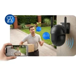 Zewnętrzna kamera WiFi obrotowa IP obrotowa 5MP Berdsen BD-943