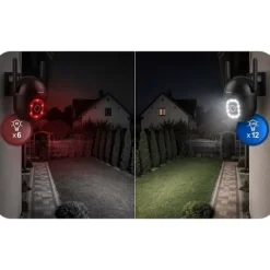 Zewnętrzna kamera WiFi obrotowa IP obrotowa 5MP Berdsen BD-943