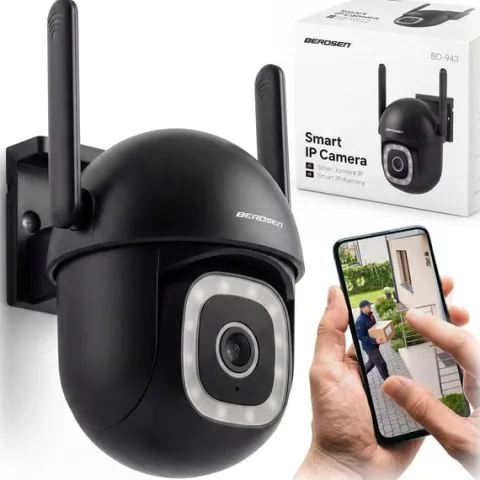 Zewnętrzna kamera WiFi obrotowa IP obrotowa 5MP Berdsen BD-943