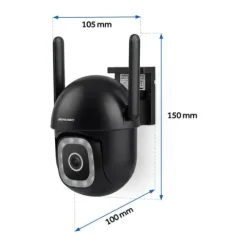 Zewnętrzna kamera WiFi obrotowa IP obrotowa 5MP Berdsen BD-943