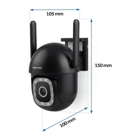Zewnętrzna kamera WiFi obrotowa IP obrotowa 5MP Berdsen BD-943