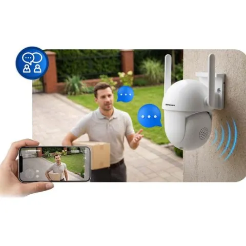 Zewnętrzna kamera WiFi obrotowa IP obrotowa 5MP Berdsen BD-943