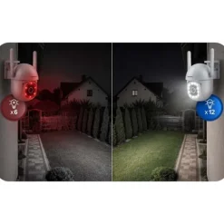 Zewnętrzna kamera WiFi obrotowa IP obrotowa 5MP Berdsen BD-943