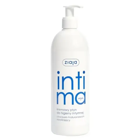 Ziaja Intima kremowy płyn do higieny intymnej z kwasem hialuronowym, nawilżający, 500ml