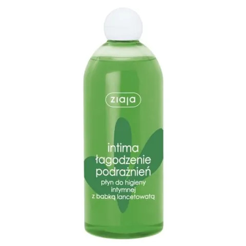 Ziaja Intima płyn do higieny intymnej z babką lancetowatą, łagodzący podrażnienia, 500ml