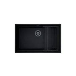 Zlewozmywak GLOBALO Miralio 80.1 Black/BL Mat