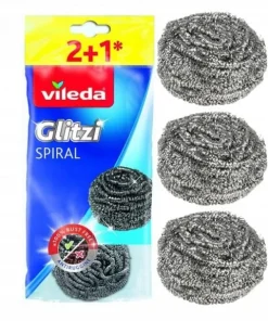 Zmywak stalowy Vileda Glitzi Spiral 3 szt.