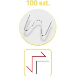 Zszywki do spawarki do plastiku 100 szt typ B Humberg