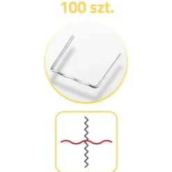 Zszywki do spawarki do plastiku 100 szt typ C Humberg